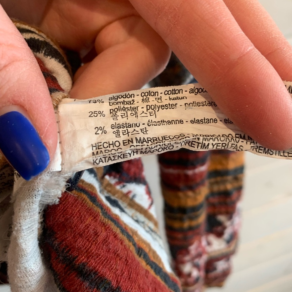 Zara | Trafaluc Tribal Design Textured Sweater - Picture 6 of 8